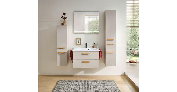 WASCHTISCHKOMBI 78 cm  - Kaschmir/Eichefarben, MODERN, Holz/Holzwerkstoff (78cm) - Dieter Knoll