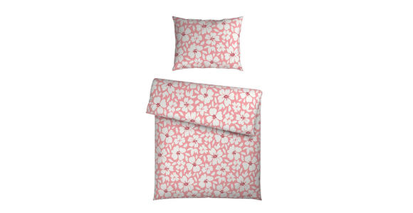 BETTWÄSCHE Satin 160/210 cm  - Hellrosa, Design, Textil (160/210cm) - Esposa