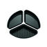 GRILLSCHALENSET 3-TEILIG - Schwarz, Basics, Metall (45/25,8/13,3cm) GRILLSCHALENSET 3-TEILIG - Schwarz, Basics, Metall (45/25,8/13,3cm)