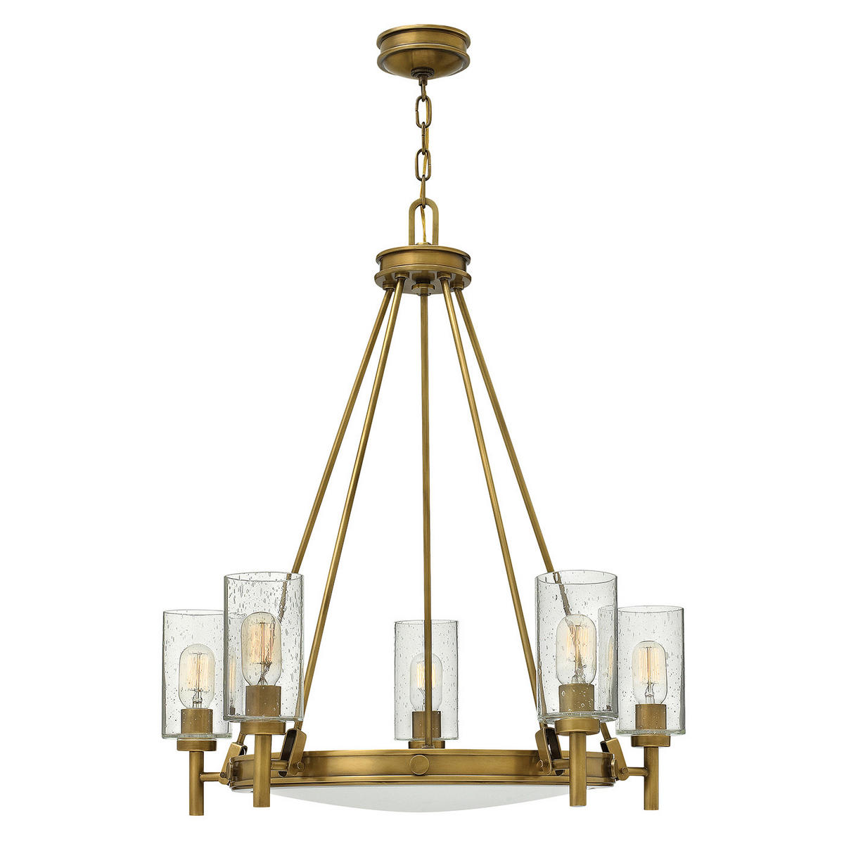 KRONLEUCHTER HK-Collier 68.5/93.2 cm   - Messingfarben, LIFESTYLE, Glas/Metall (68.5/93.2cm) - Elstead Lighting