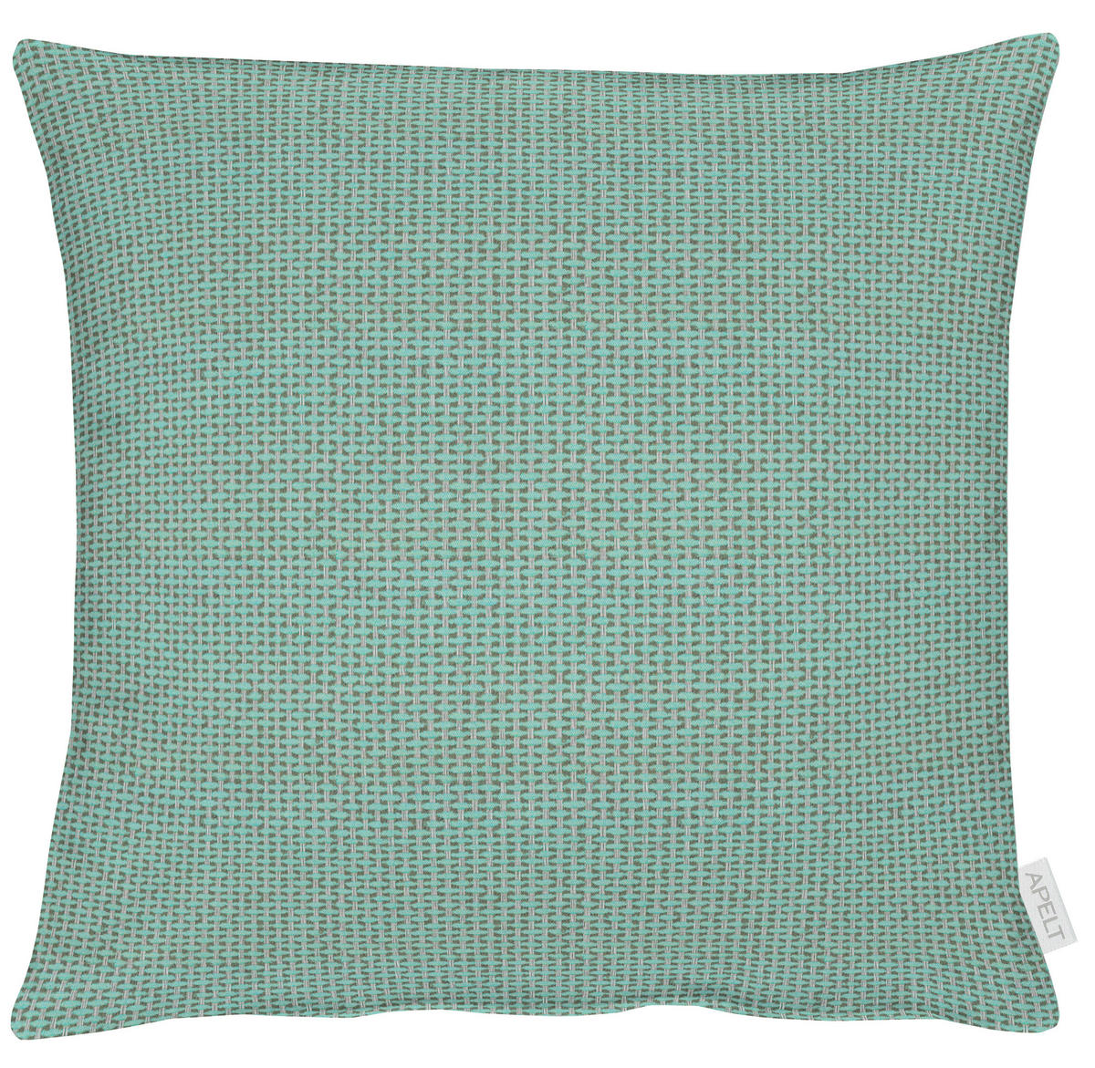 KISSENHÜLLE Uni-Basic 49/49 cm  - Grau/Mintgrün, Basics, Textil (49/49cm) - Novel
