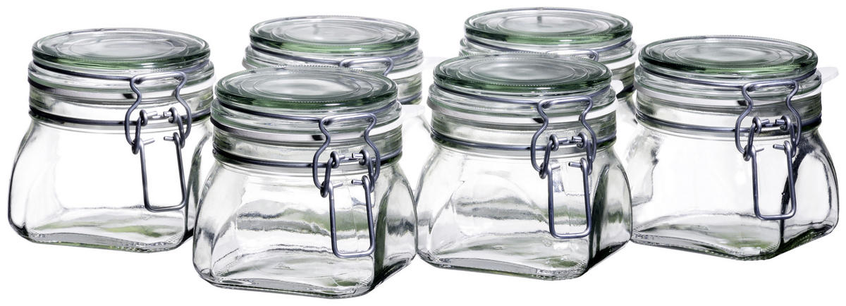 EINMACHGLAS-SET GOTHIKA  - Transparent, Basics, Glas (500ml) - Mäser