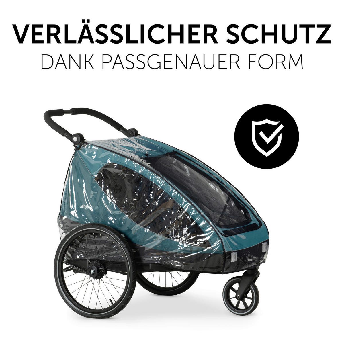 REGENVERDECK - Transparent, Basics, Kunststoff (95/60/62cm) - Hauck