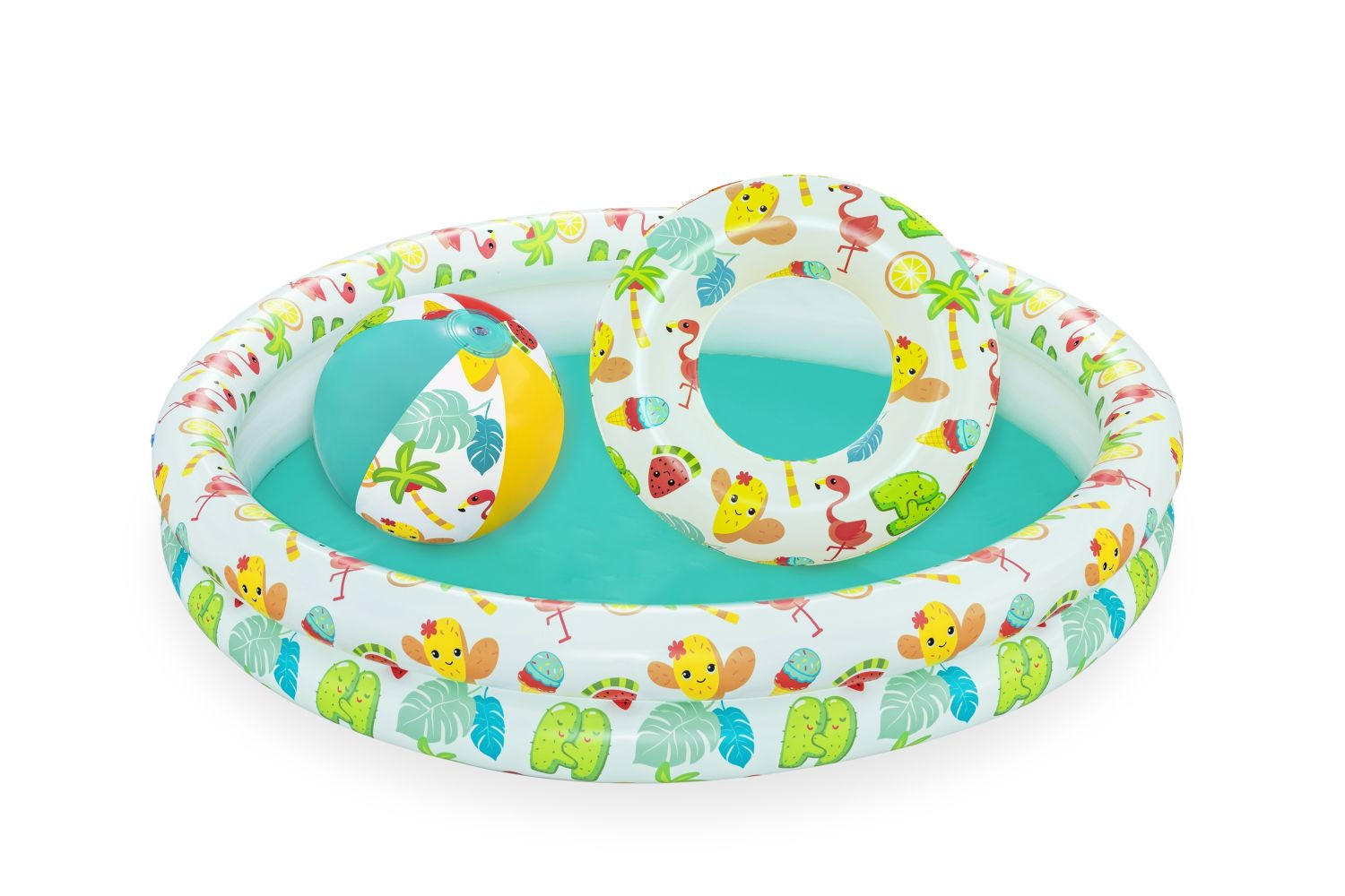 DJEČJI BAZEN - višebojno, Basics, plastika (122/20cm) - Bestway
