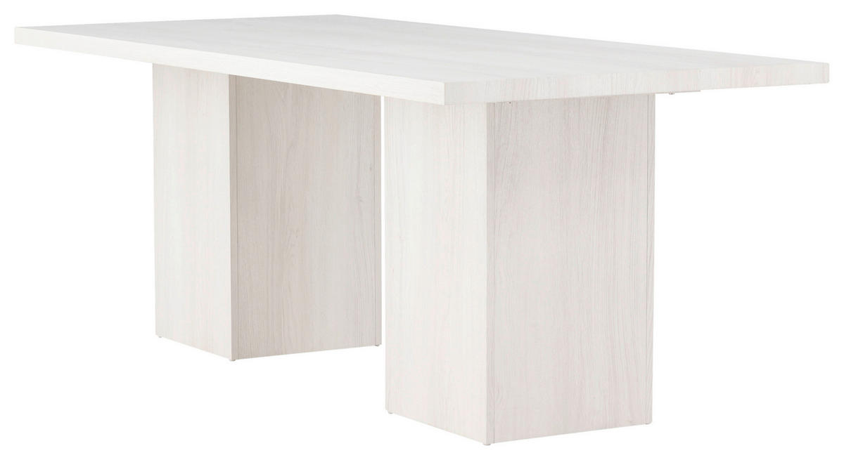 ESSTISCH in Holz 200/90/75 cm  - Weiß, Design, Holz (200/90/75cm) - Livetastic