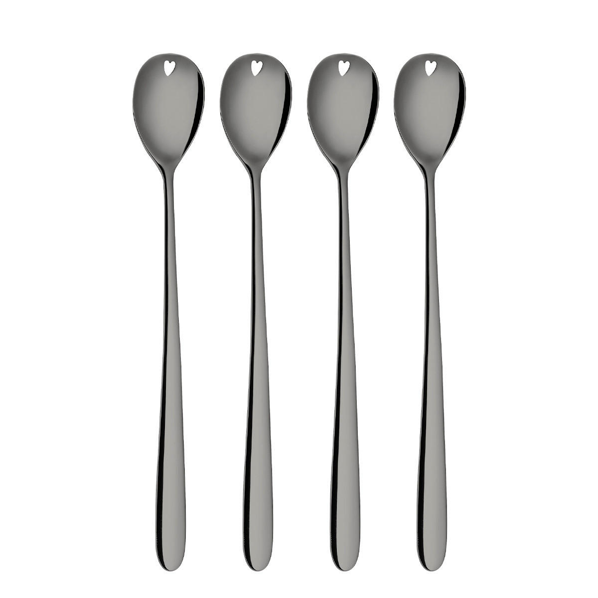 SADA PRÍBOROV, ušľachtilá oceľ, 4-dielne - sivá, Romantik / Landhaus, kov - Sola