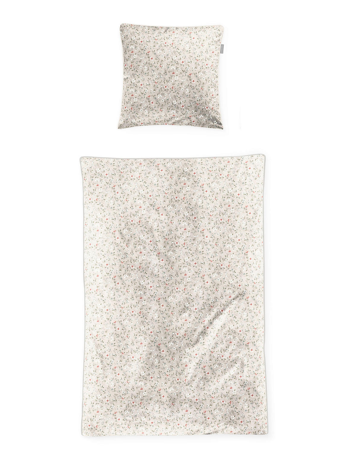 BETTWÄSCHE Makosatin 135/200 cm  - Naturfarben, KONVENTIONELL, Textil (135/200cm) - Irisette