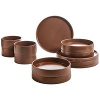 KOMBISERVICE Braun Kyoto 12-teilig 4 Personen  - Braun, Trend, Keramik - Novel