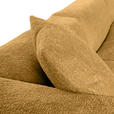 WOHNLANDSCHAFT  in Chenille Senfgelb  - Senfgelb/Schwarz, MODERN, Kunststoff/Textil (178/356/225cm) - Carryhome