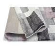 WEBTEPPICH 65/130 cm Astor Grid Grau, Flieder  - Flieder/Grau, KONVENTIONELL, Textil (65/130cm) - Novel
