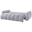 SCHLAFSOFA  mit Webstoff Grau  - Schwarz/Grau, KONVENTIONELL, Kunststoff/Textil (262/93/117cm) - Carryhome