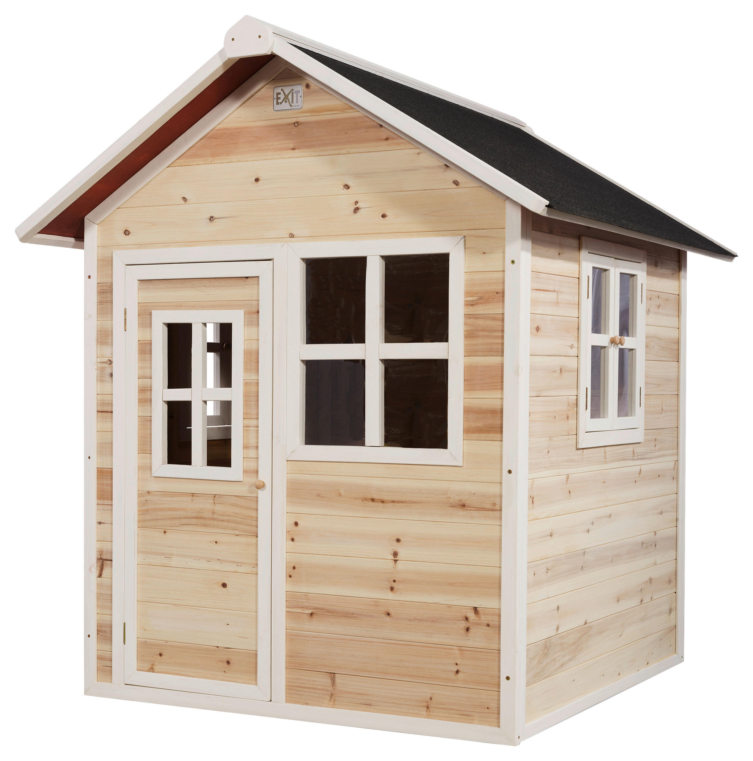 SPIELHAUS SPIELHAUS EXIT LOFT 100 NATUREL  - Naturfarben/Kernbuche, KONVENTIONELL, Holz (149/135/159cm) - EXIT Toys