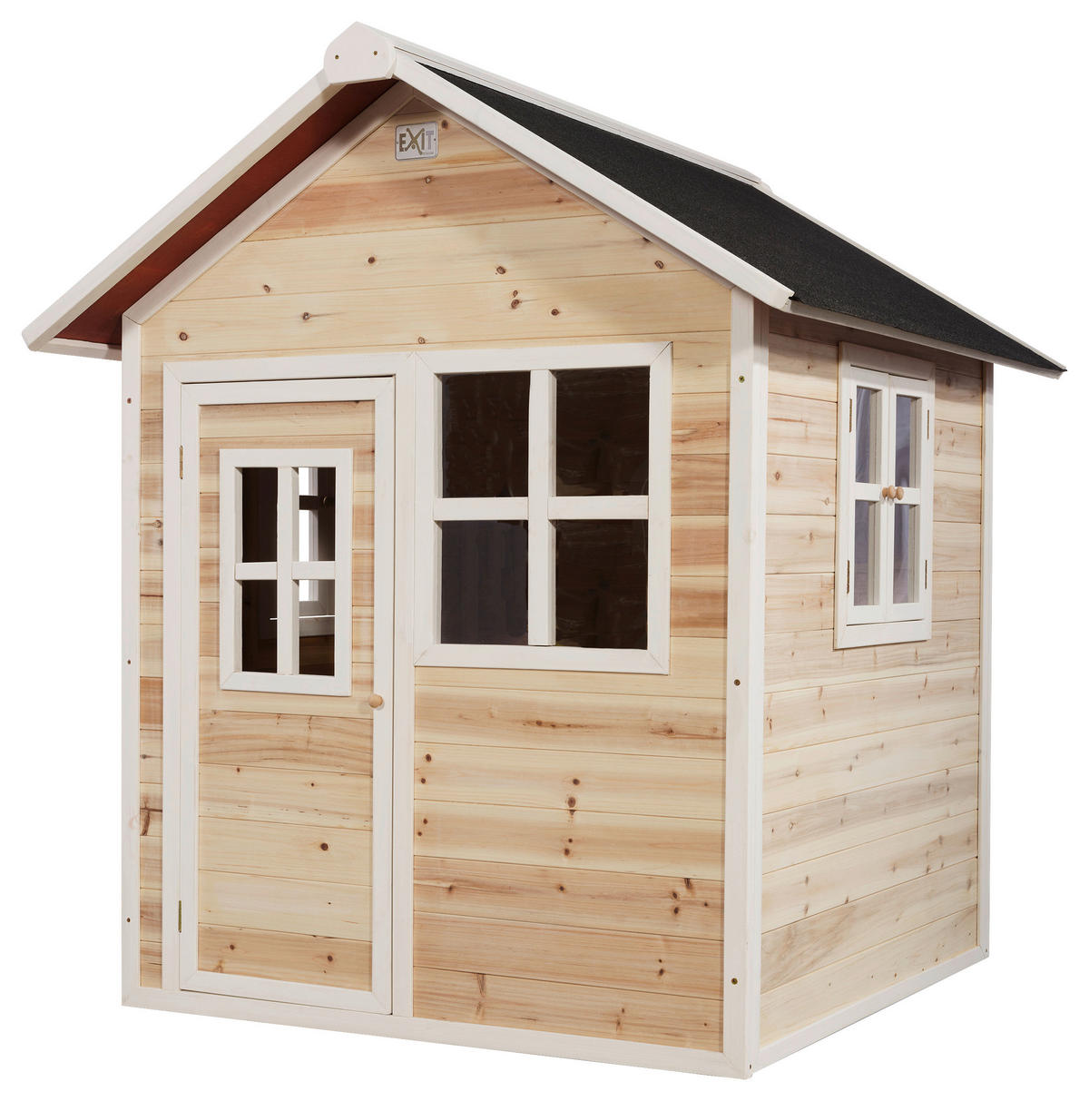 SPIELHAUS SPIELHAUS EXIT LOFT 100 NATUREL  - Naturfarben/Kernbuche, KONVENTIONELL, Holz (149/135/159cm) - EXIT Toys