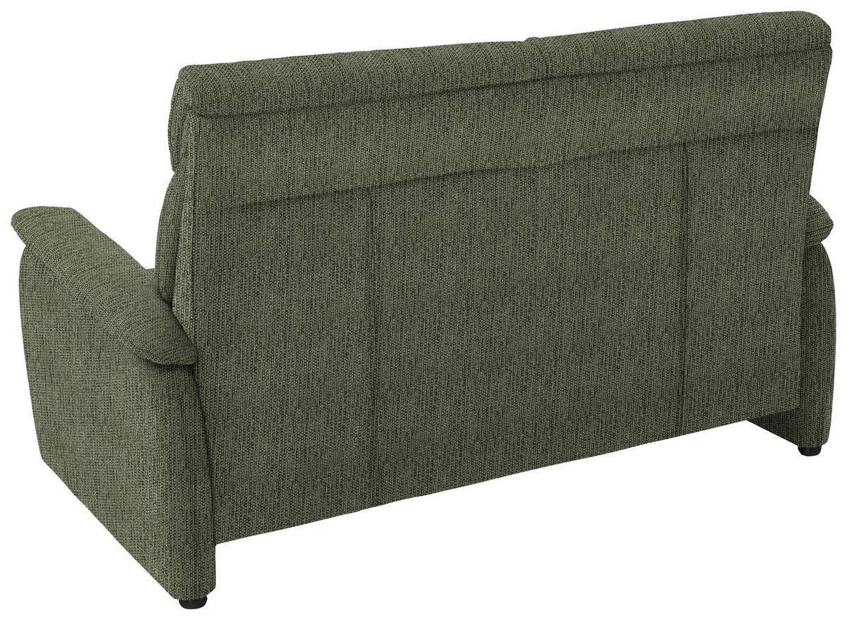 2,5-SITZER in Flachgewebe Dunkelgrün  - Dunkelgrün/Schwarz, Konventionell, Textil/Metall (178/107/97cm) - Pure Home Comfort