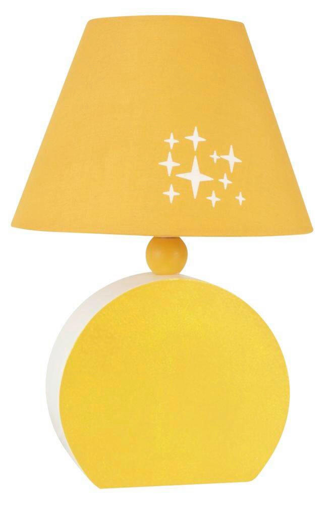 KINDERTISCHLEUCHTE Ofelia  - Orange, Basics, Holzwerkstoff/Textil (18/18/26cm)