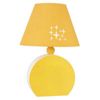 KINDERTISCHLEUCHTE 18/18/26 cm   - Orange, Basics, Holzwerkstoff/Textil (18/18/26cm)