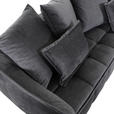 SCHLAFSOFA Flachgewebe Dunkelgrau  - Dunkelgrau/Schwarz, KONVENTIONELL, Kunststoff/Textil (250/70/118cm) - Carryhome