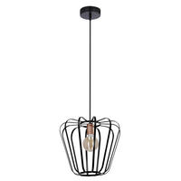 HÄNGELEUCHTE 35/35/110 cm  - Schwarz, Basics, Metall (35/35/110cm)