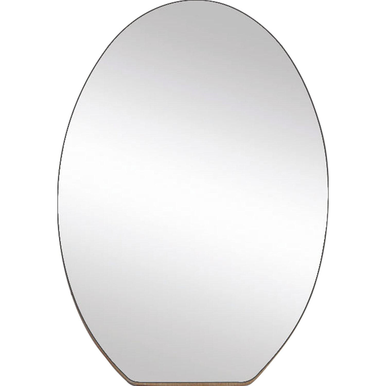 SCHMINKSPIEGEL  - Naturfarben, Design, Glas/Holz (15/21/1,5cm) - Kleine Wolke