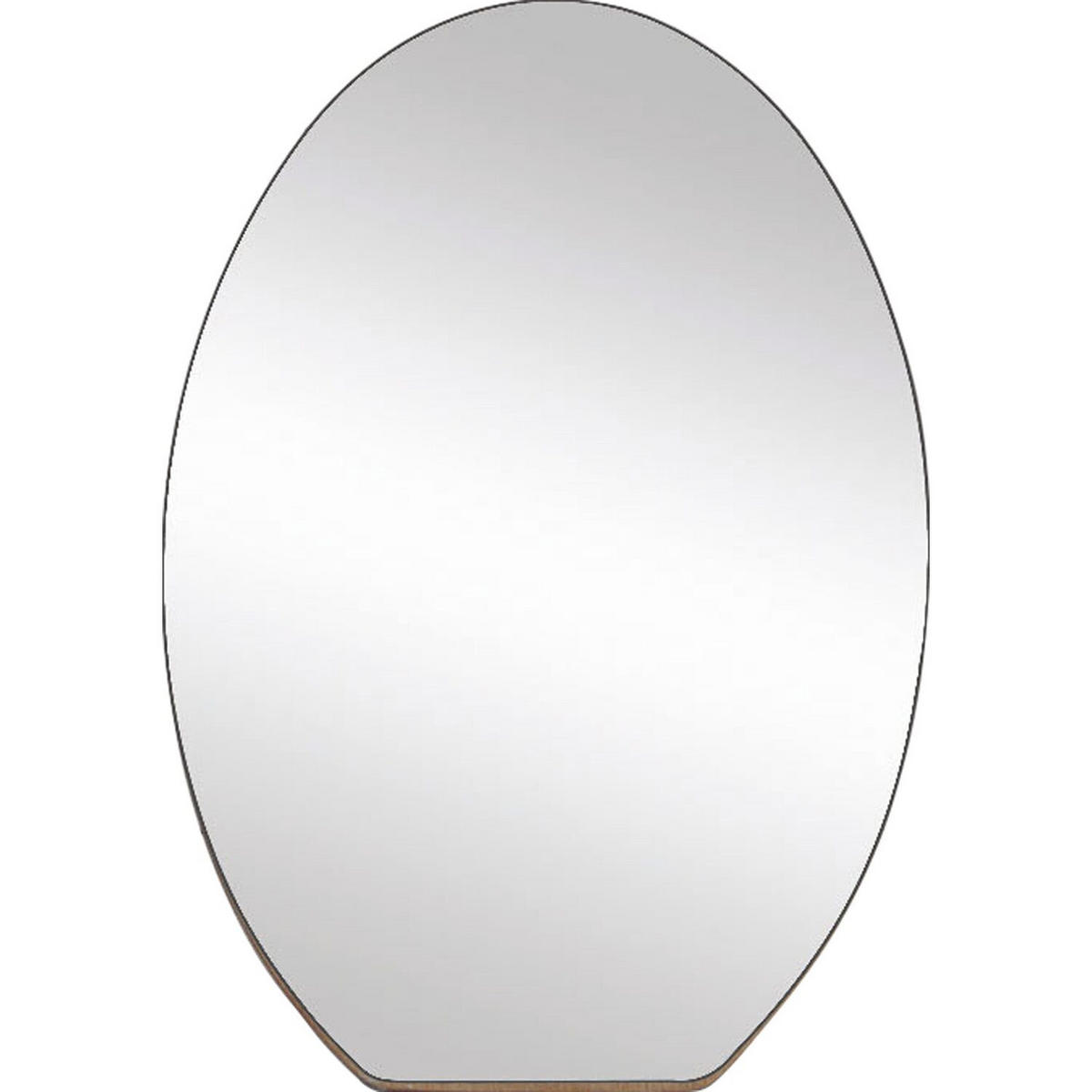 SCHMINKSPIEGEL  - Naturfarben, Design, Glas/Holz (15/21/1,5cm) - Kleine Wolke