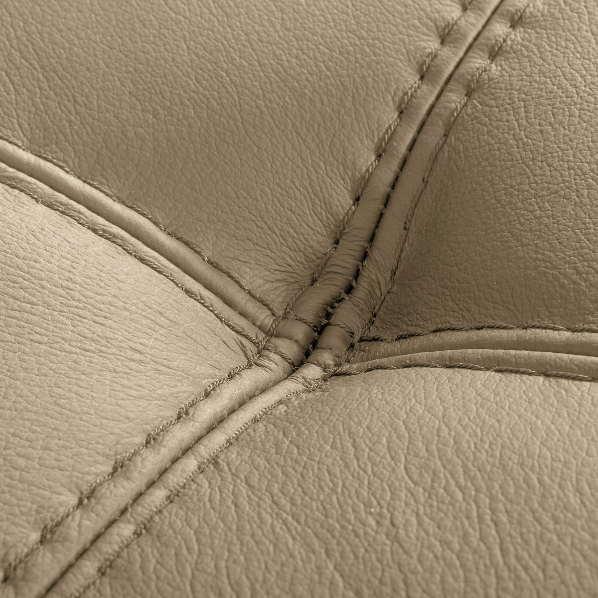 ECKSOFA Hellgrau Echtleder Lederlook  - Hellgrau/Schwarz, Design, Leder/Textil (173/247cm) - Livetastic