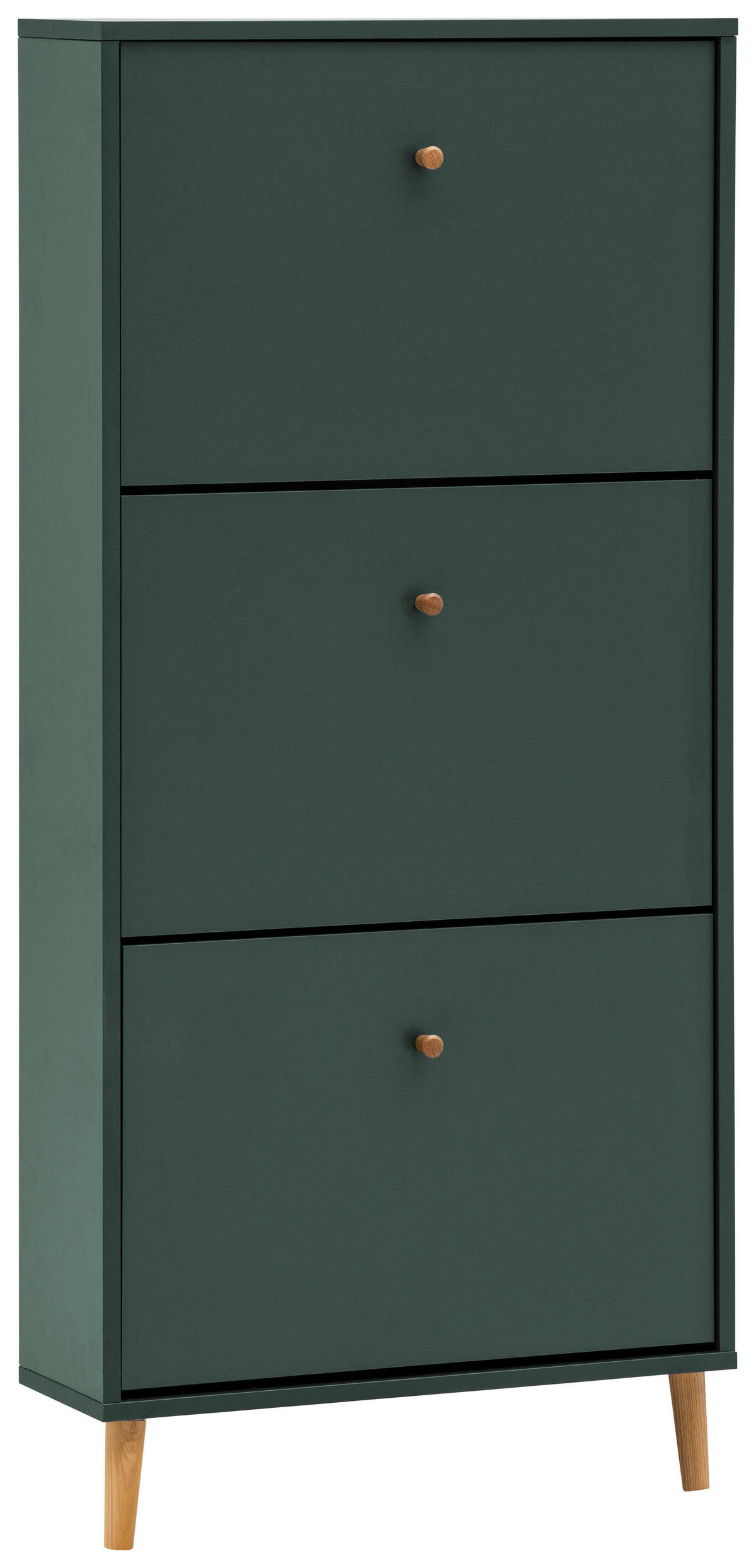 SCHUHKIPPER  in 59,8/131/19,55 cm  - Waldgrün, Design, Holz/Holzwerkstoff (59,8/131/19,55cm) - MID.YOU