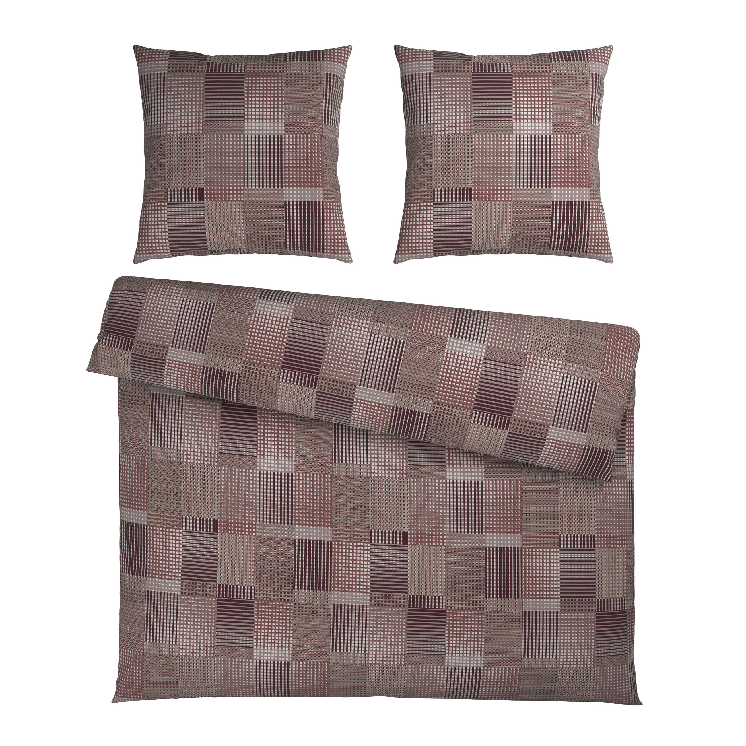 BETTWÄSCHE Flanell 200/200 cm  - Rot, Textil (200/200cm) - Novel