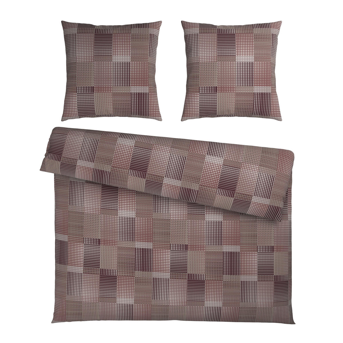 BETTWÄSCHE Flanell 200/200 cm  - Rot, Textil (200/200cm) - Novel