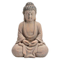BUDDHA 32/24/47 cm  - Braun, Design, Stein (32/24/47cm)