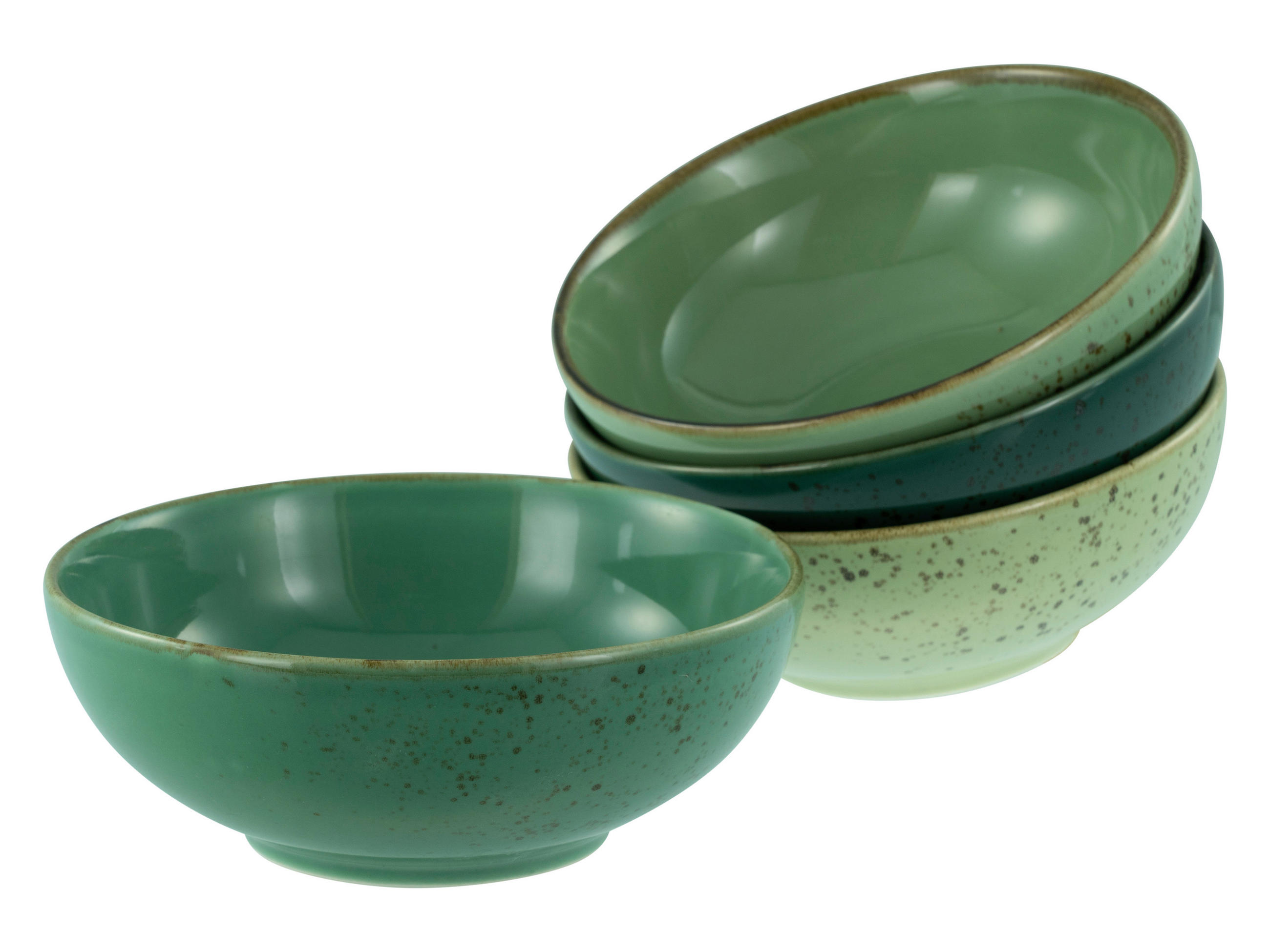 SKÅLSET 4 delar Nature Collection   - grön, Design, keramik - Creatable