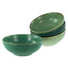 SCHÜSSELSET Nature Collection 4-teilig  - Grün, Design, Keramik - Creatable