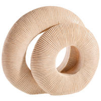 SKULPTUR - Sandfarben, LIFESTYLE, Kunststoff (41/11,3/38,5cm)