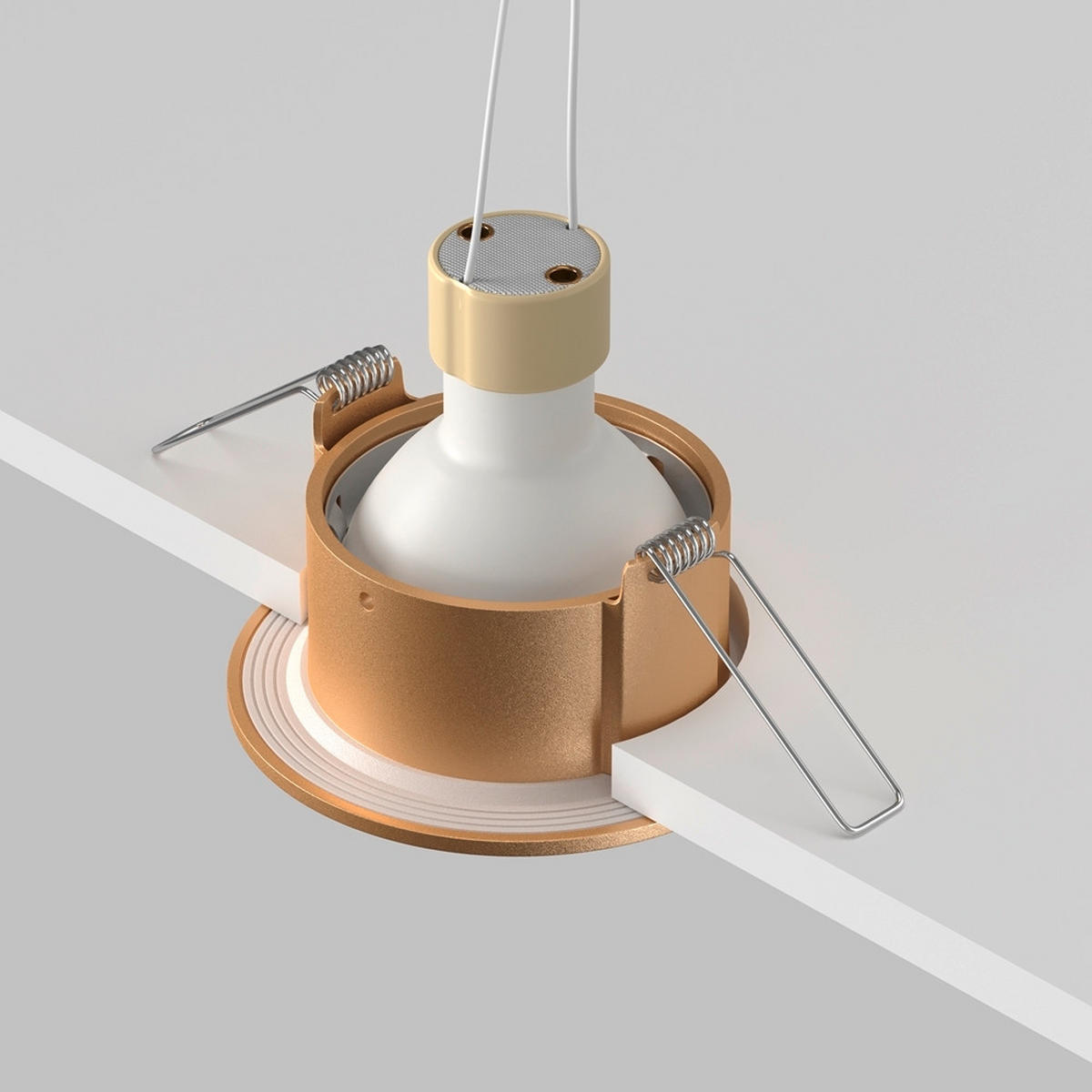 DECKENLEUCHTE  8,5/4 cm    - Goldfarben, Modern, Metall (8,5/4cm) - MAYTONI