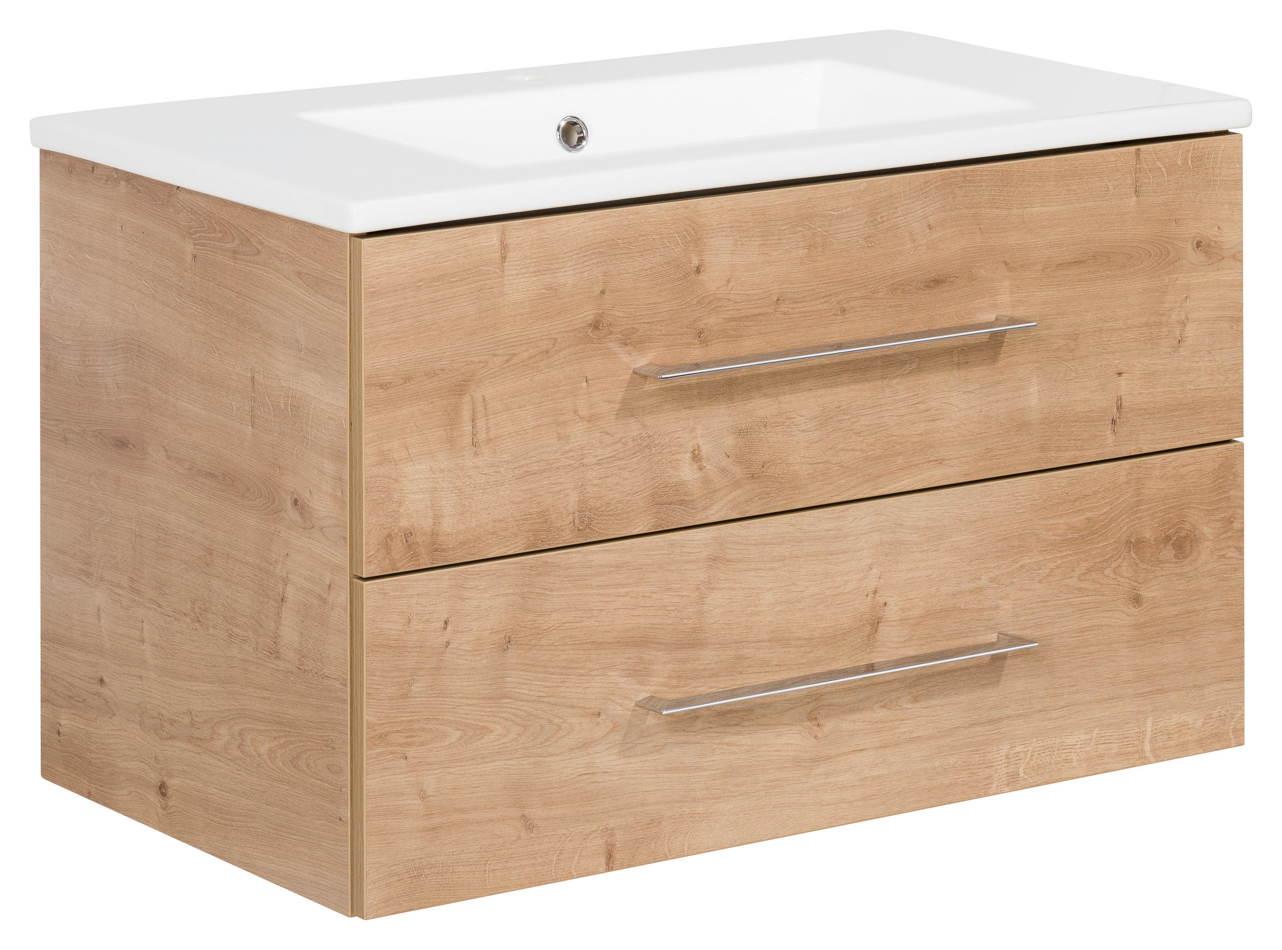 Mid.you Waschtischkombi Eiche 82 cm