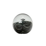 DEKOKUGEL - Klar/Schwarz, Basics, Glas (8cm) - Ambia Home