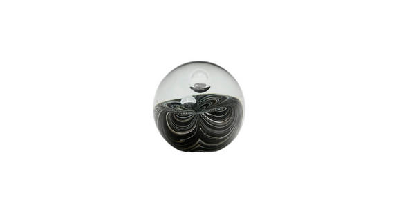 DEKOKUGEL - Klar/Schwarz, Basics, Glas (8cm) - Ambia Home