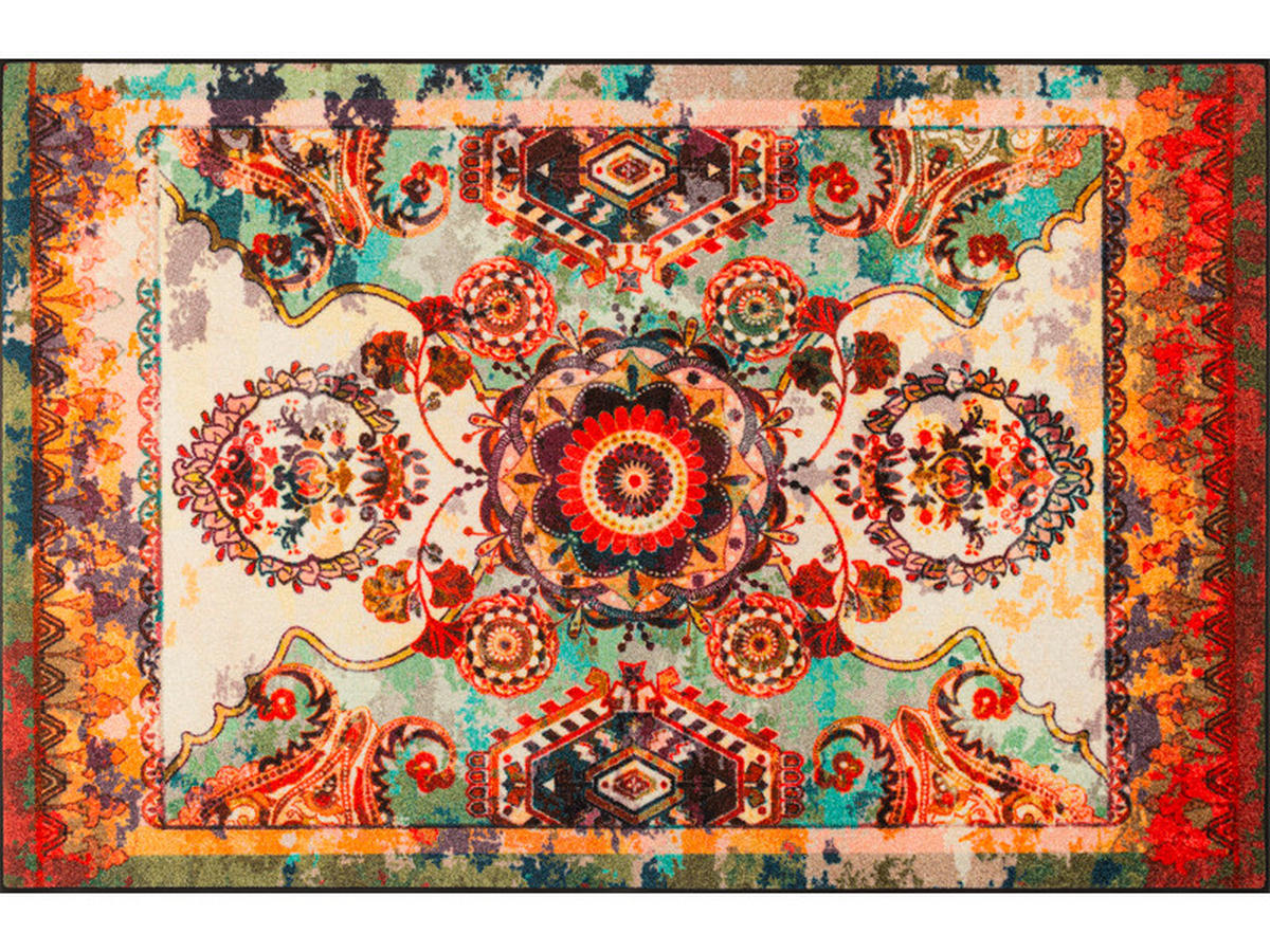 FLACHWEBETEPPICH 115/175 cm wash+dry Multicolor  - Multicolor, LIFESTYLE, Kunststoff/Textil (115/175cm) - wash+dry