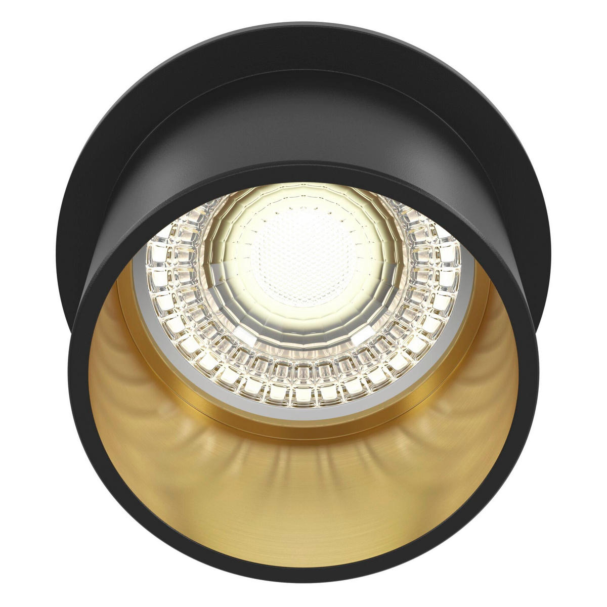 AUFBAULEUCHTE - Goldfarben/Schwarz, Trend, Metall (6,8/5,5cm) - MAYTONI