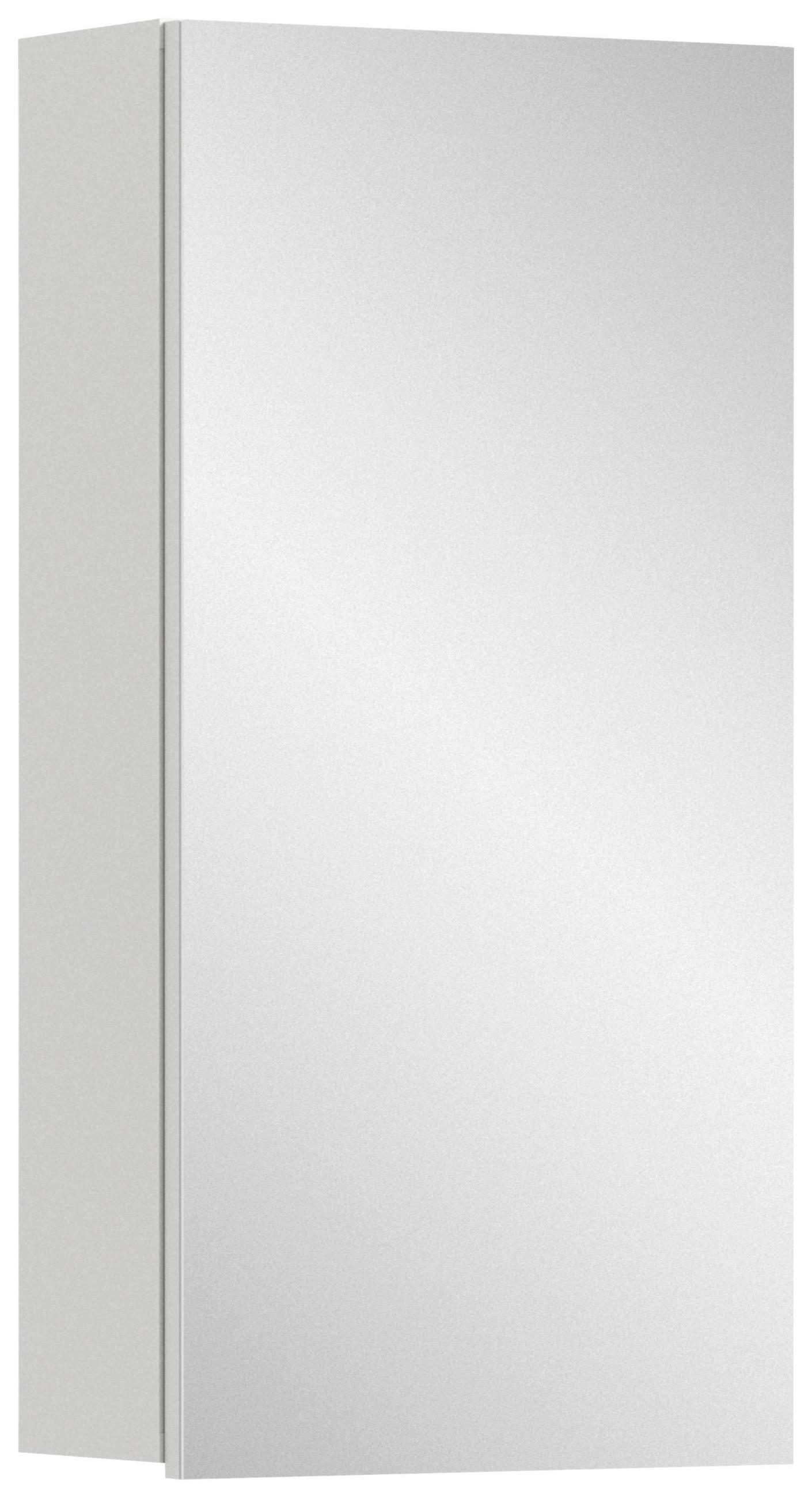 SPIEGELSCHRANK 38/77/18 cm  - Weiß Hochglanz/Weiß, MODERN, Holzwerkstoff (38/77/18cm) - MID.YOU