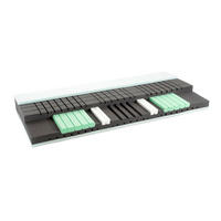 KALTSCHAUMMATRATZE 90/200 cm Höhe ca. 24 cm  H3 = fest  - Weiss, Basics, Textil (90/200cm) - Robusta