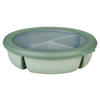 BENTOBOX - Transparent/Salbeigrün, KONVENTIONELL, Kunststoff (23/6cm) - Mepal