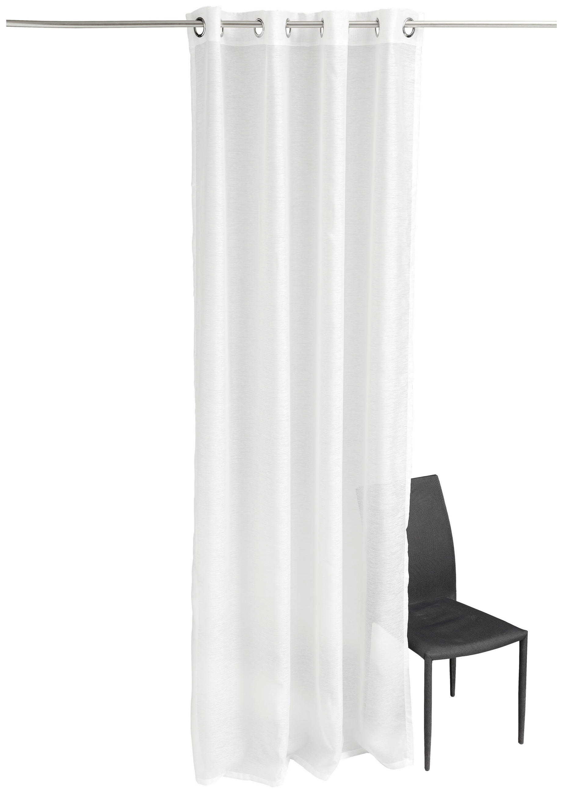 ÖSENSCHAL T-Clean transparent 140/250 cm   - Beige, Basics, Textil (140/250cm) - Tom Tailor