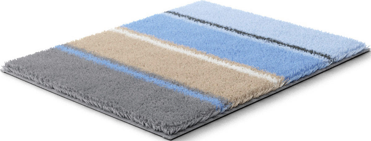 BIDET-VORLEGER Blau 50/60 cm  - Blau, Design, Kunststoff/Textil (50/60cm) - Grund