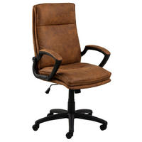 DREHSTUHL Schwarz, Hellbraun  - Hellbraun/Schwarz, Trend, Kunststoff/Textil (67/115/69,5cm) - MID.YOU
