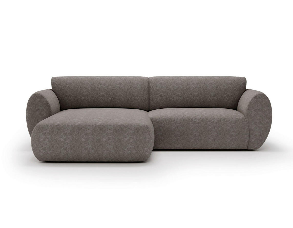 ECKSOFA SOLIS in Chenille Beige  170/288 cm  - Beige/Creme, Design, Kunststoff/Textil (170/288cm) - Livetastic