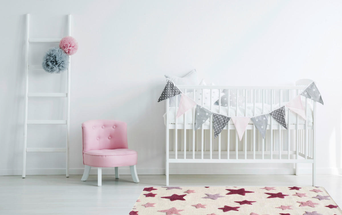 KINDERTEPPICH 100/160 cm Happy Rugs  - Rot/Naturfarben, Trend, Textil (100/160cm)
