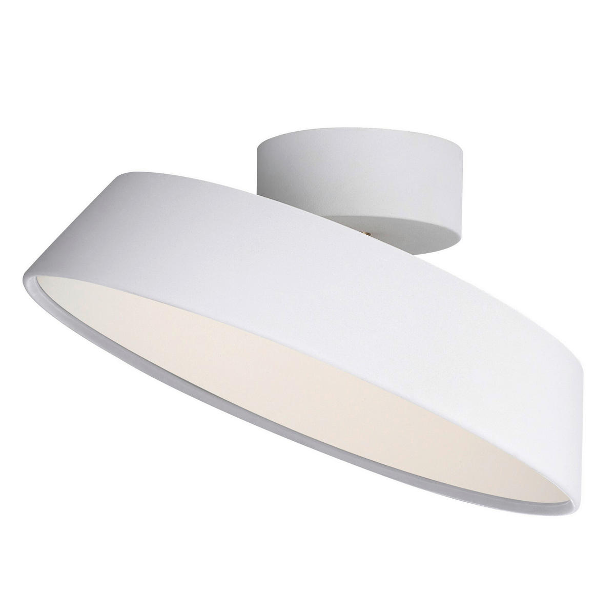 LED-DECKENLEUCHTE 30/12,8 cm   - Weiß, KONVENTIONELL, Metall (30/12,8cm) - Nordlux