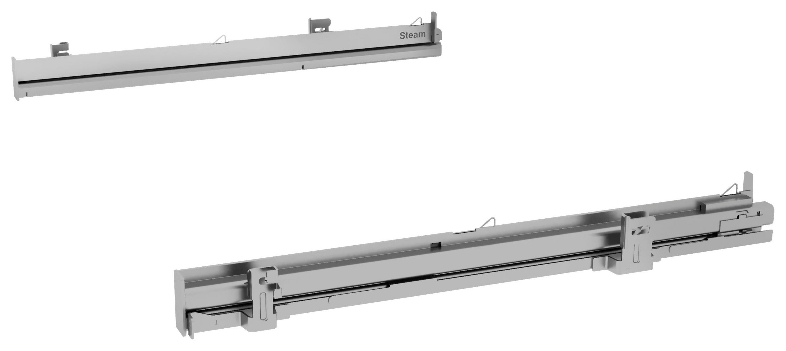 BACKOFENAUSZUG Z1608DX0  - Edelstahlfarben, Basics, Metall (6/13/48cm) - Neff