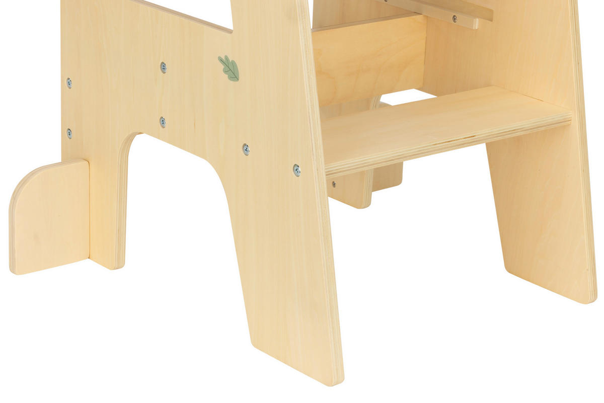 UČÍCÍ VĚŽ vícebarevná, přírodní barvy,  - přírodní barvy/vícebarevná, Basics, kov/dřevo (49/89/37cm) - Jimmylee