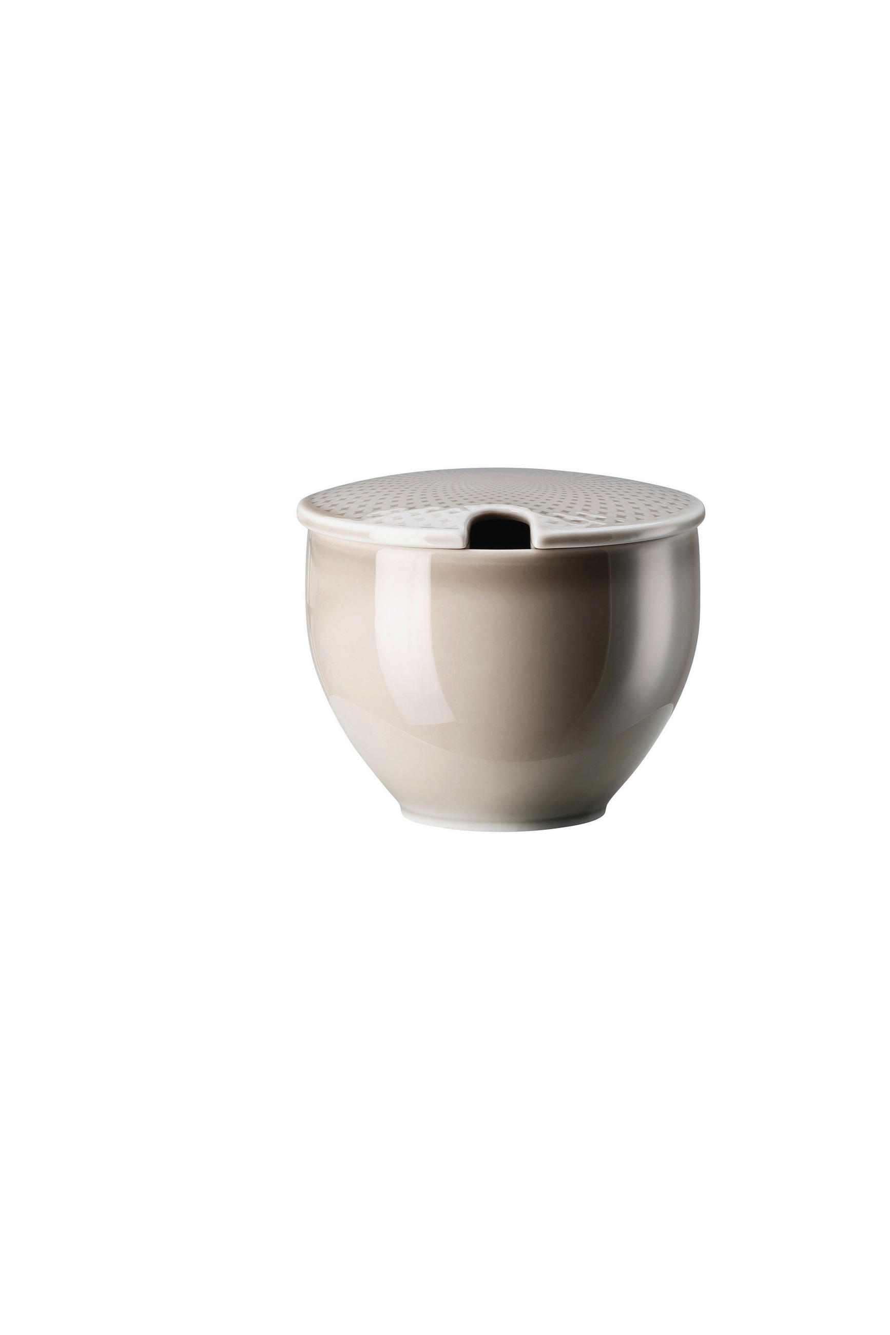 POSUDA ZA ŠEĆER keramika Junto Pearl Grey - siva/bež, Basics, keramika (15/15/10cm) - Rosenthal